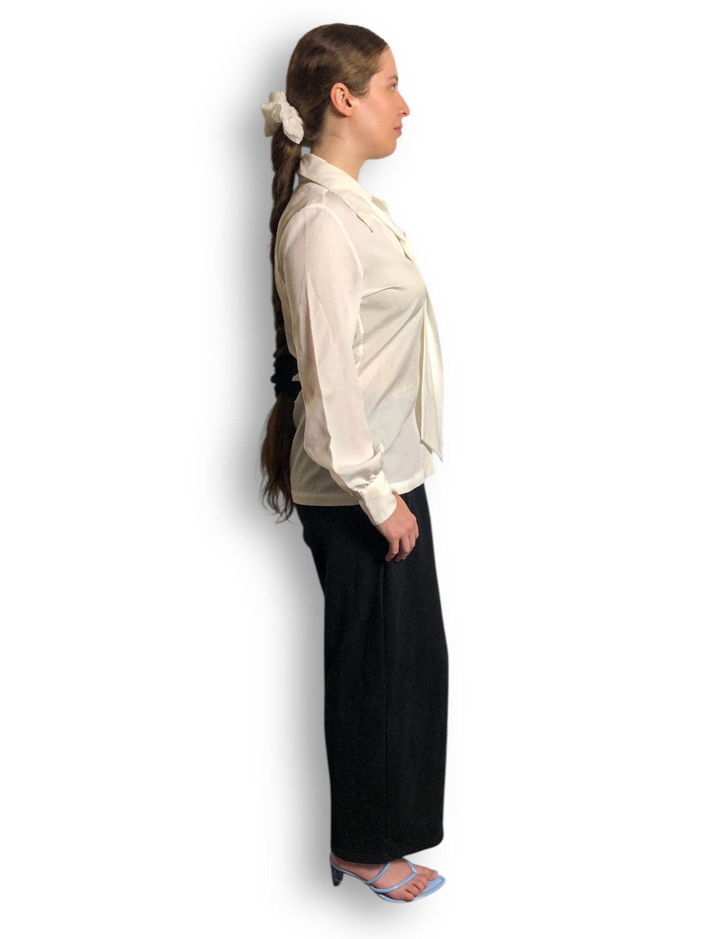 70’s Lady Arrow White Blouse (M/L)