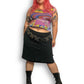 90’s Robbie Bee Black Mesh Layered Skirt (3X)