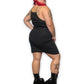 Y2K/Modern Black Halter Dress (XL)