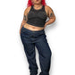 Y2K/Modern Liberty Blues Dark Blue Denim Jeans (3X)