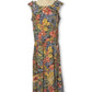 80’s/90’s Retro Tropical Midi Dress (XL/1X)