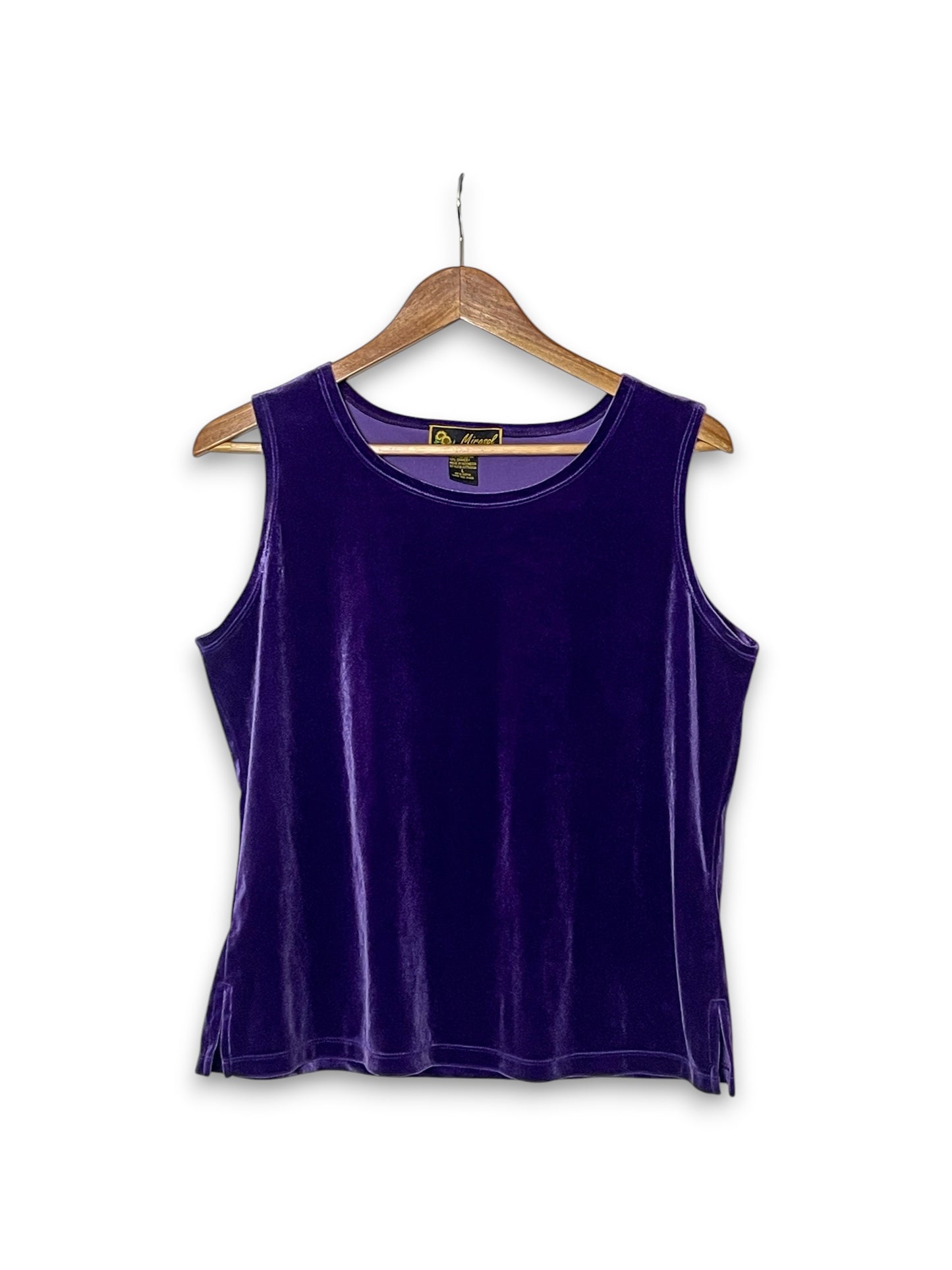 Y2K Velvet Tank Top (L/XL)
