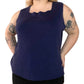 Y2K Nordstrom Purple Knit Tank Top (3X)