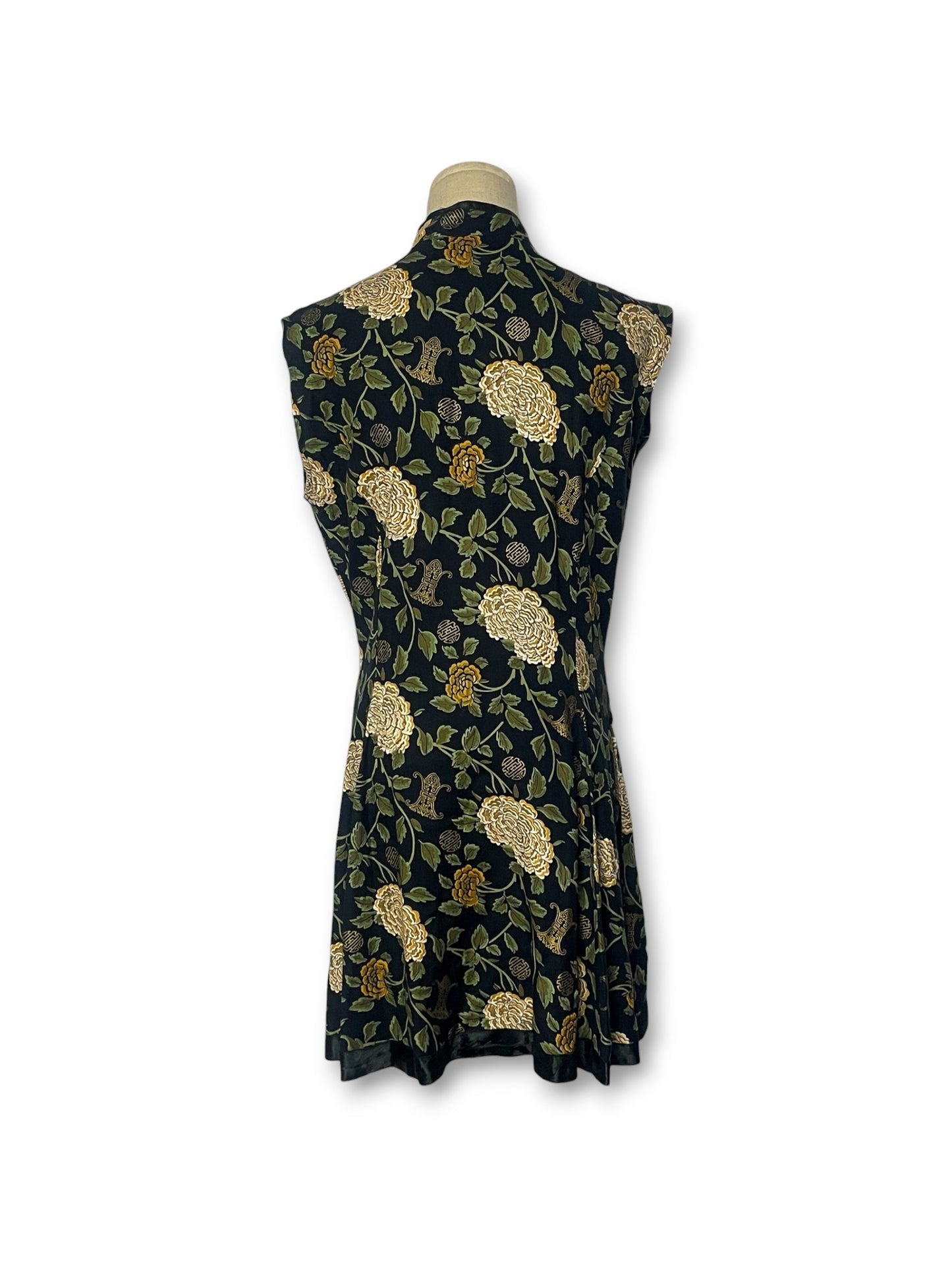 90’s Floral Print Mini Dress (L)
