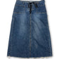 Y2K Lace-Up Denim Skirt (M/L)