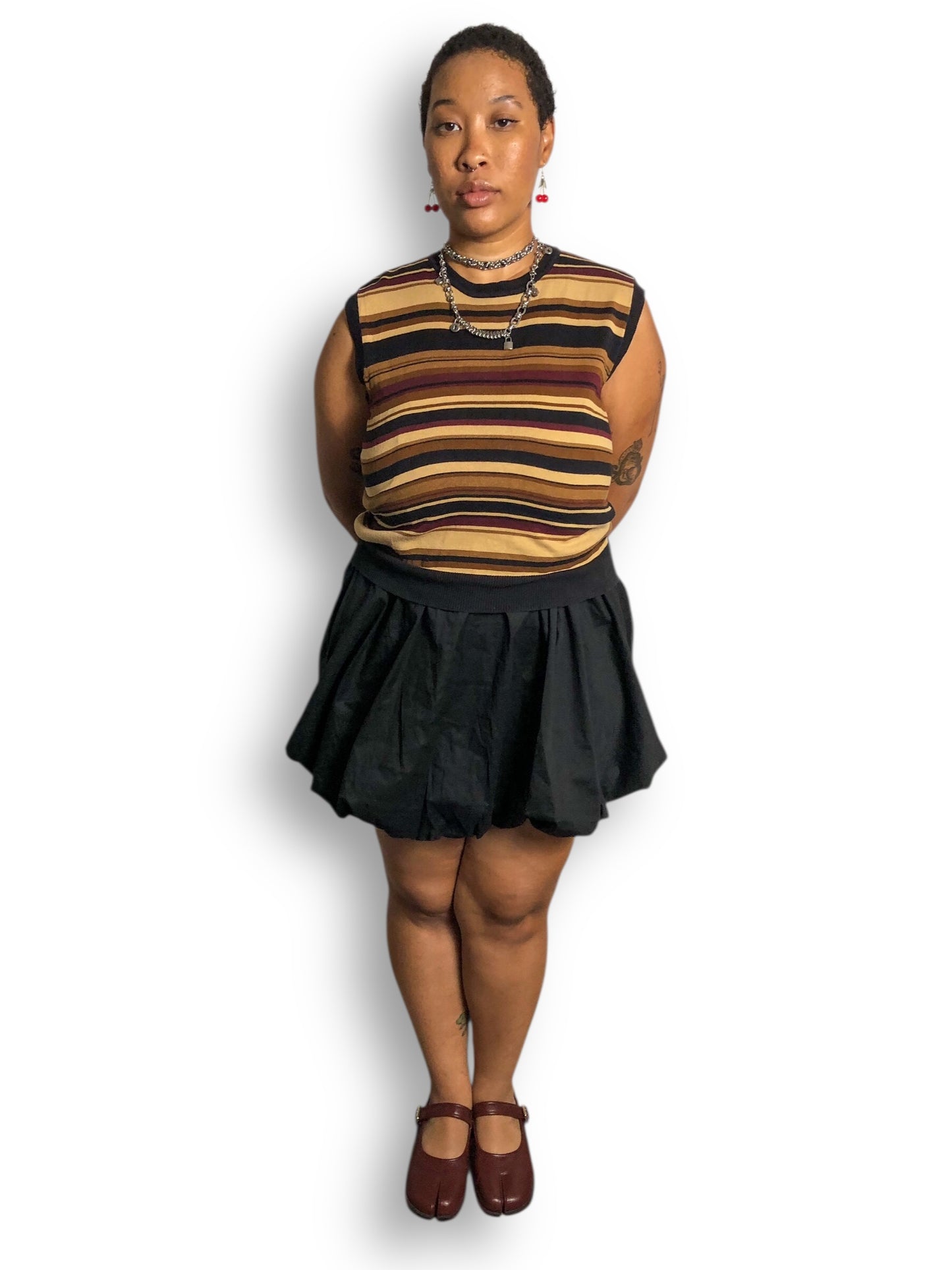 90’s Jones New York Striped Knit Tank Top (L)
