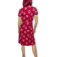 90’s Eddie Bauer Red Floral Wrap Dress (L/XL)