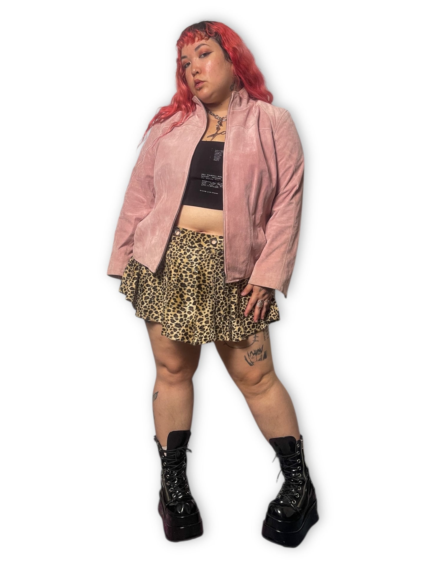 90’s Suede Leather Blazer (1X)