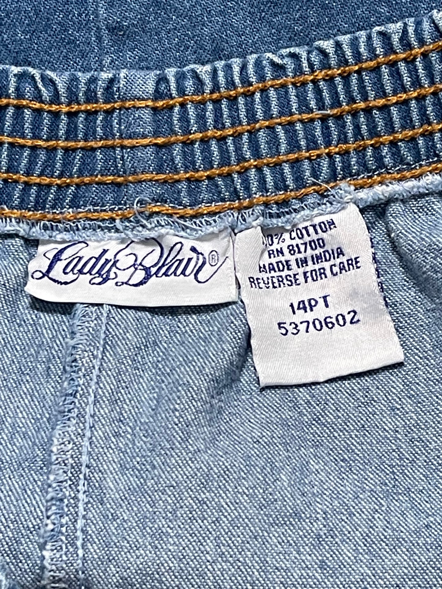 90’s Denim Pencil Skirt (XL/1X)
