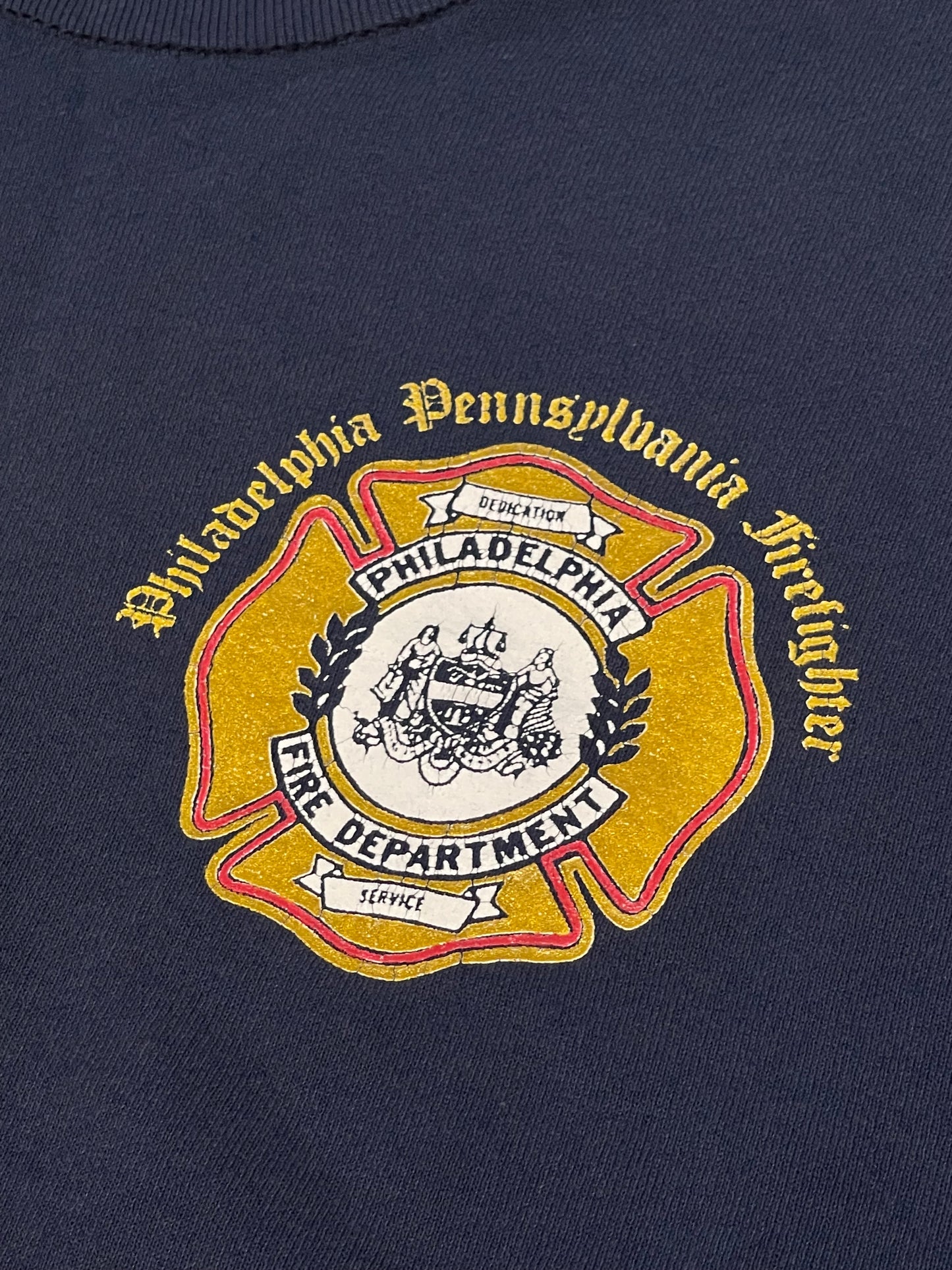Vintage Philadelphia Fire Department Sweatshirt (XL)