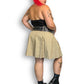 90’s/Y2K Mills Uniform Co Khaki Pleated Skirt (2X)