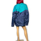Y2K Sumaggo Navy Blue Windbreaker Jacket (L)