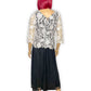 90’s Alex Evenings Retro Maxi Dress (M)