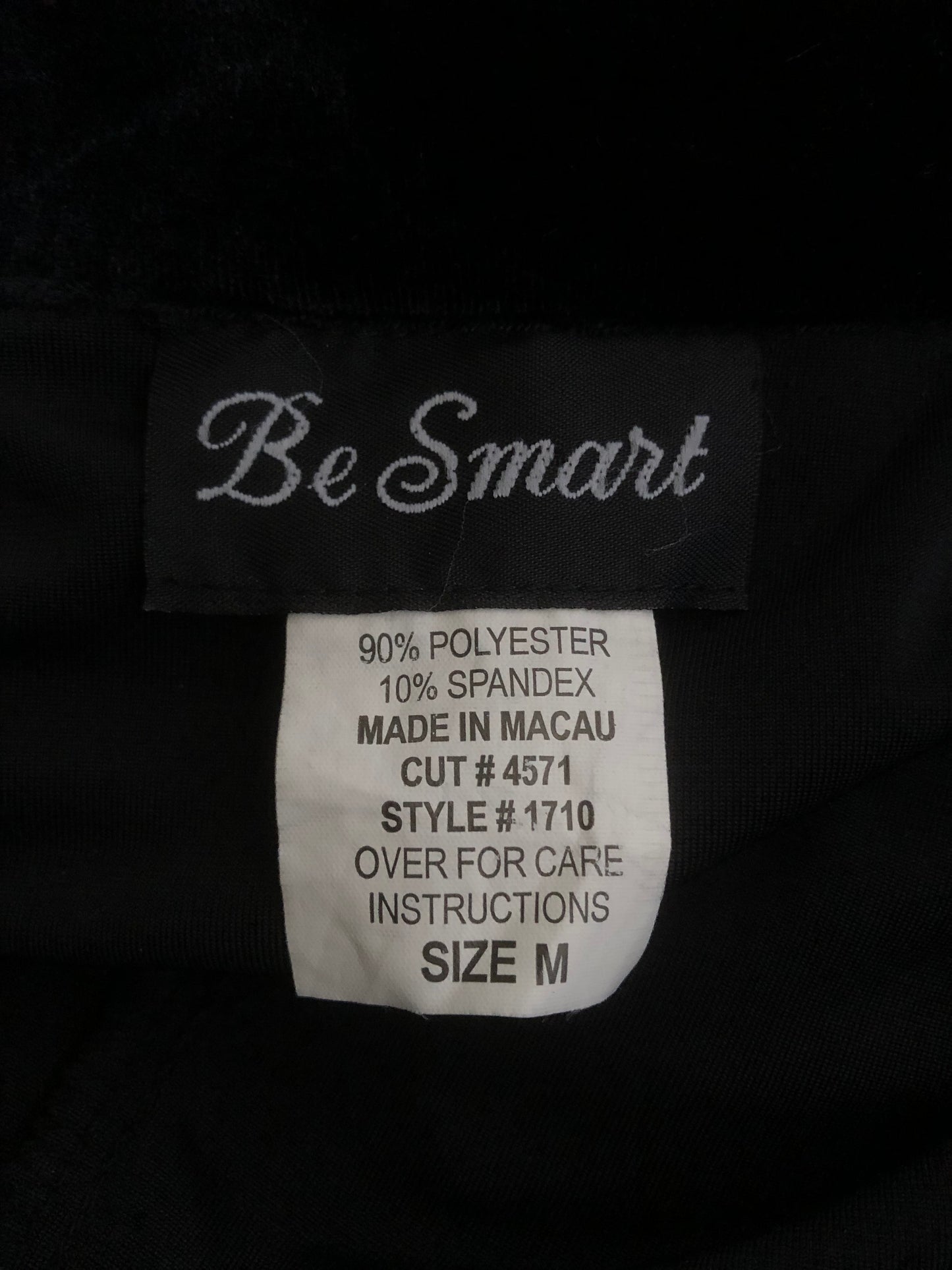 Y2K Be Smart Black Velvet Duster Cardigan (M)