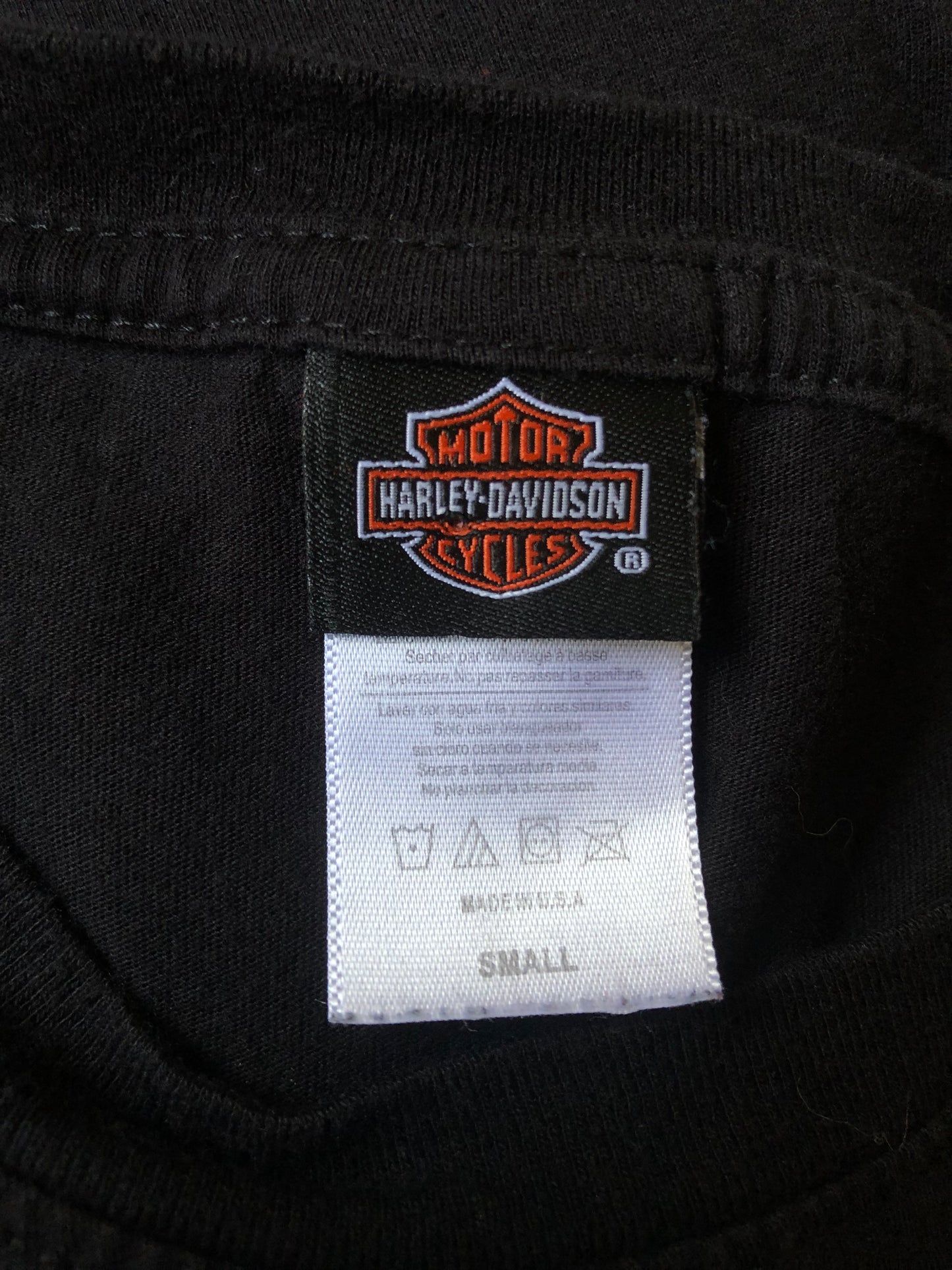 Harley Davidson Black Muscle Tank (S)