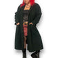 70’s/80’s Samuel Robert by Peter Hatsi Androu Black Trench Coat (2X)