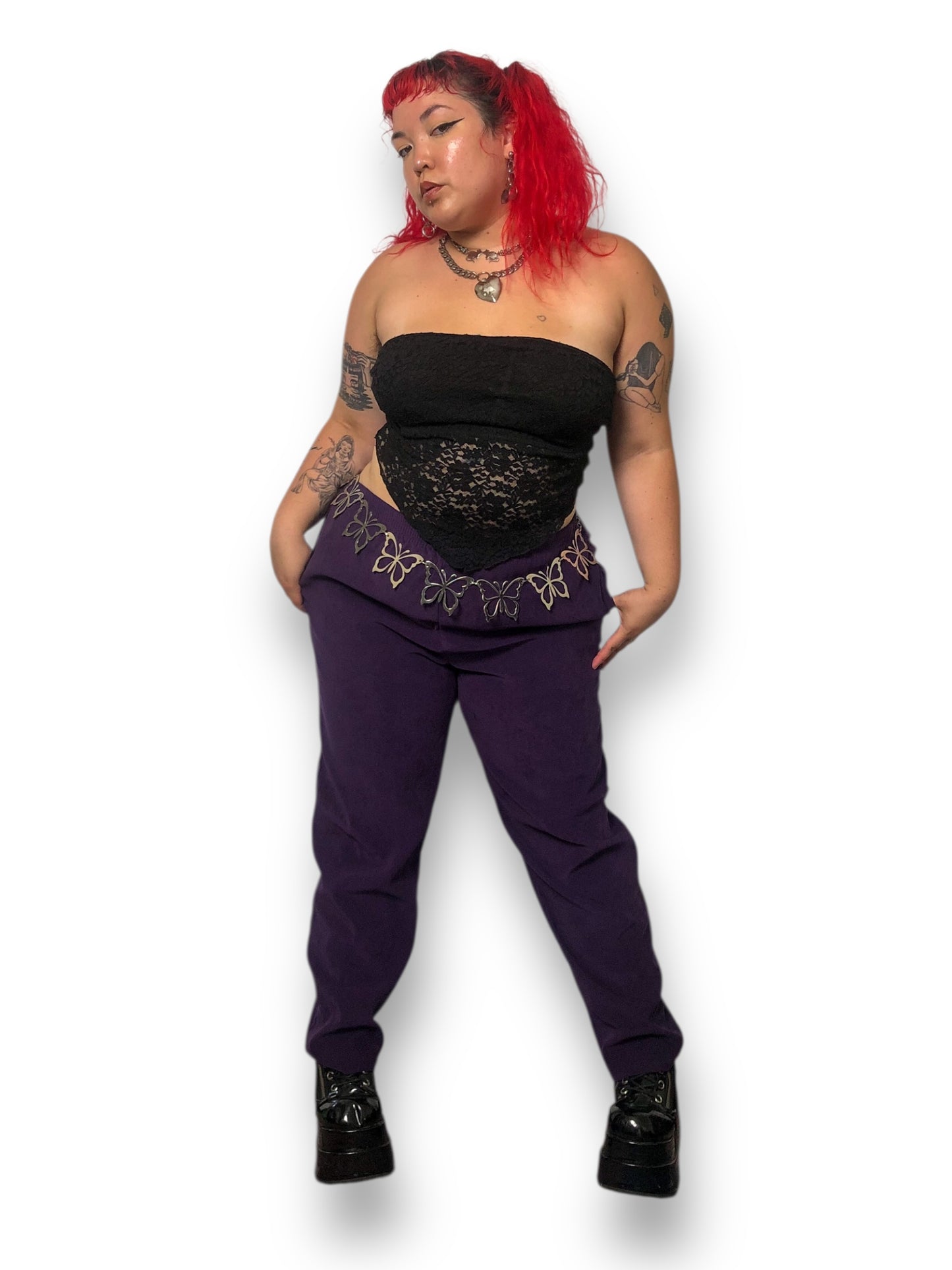 90’s/Y2K TanJay Purple Pants (XL/2X)