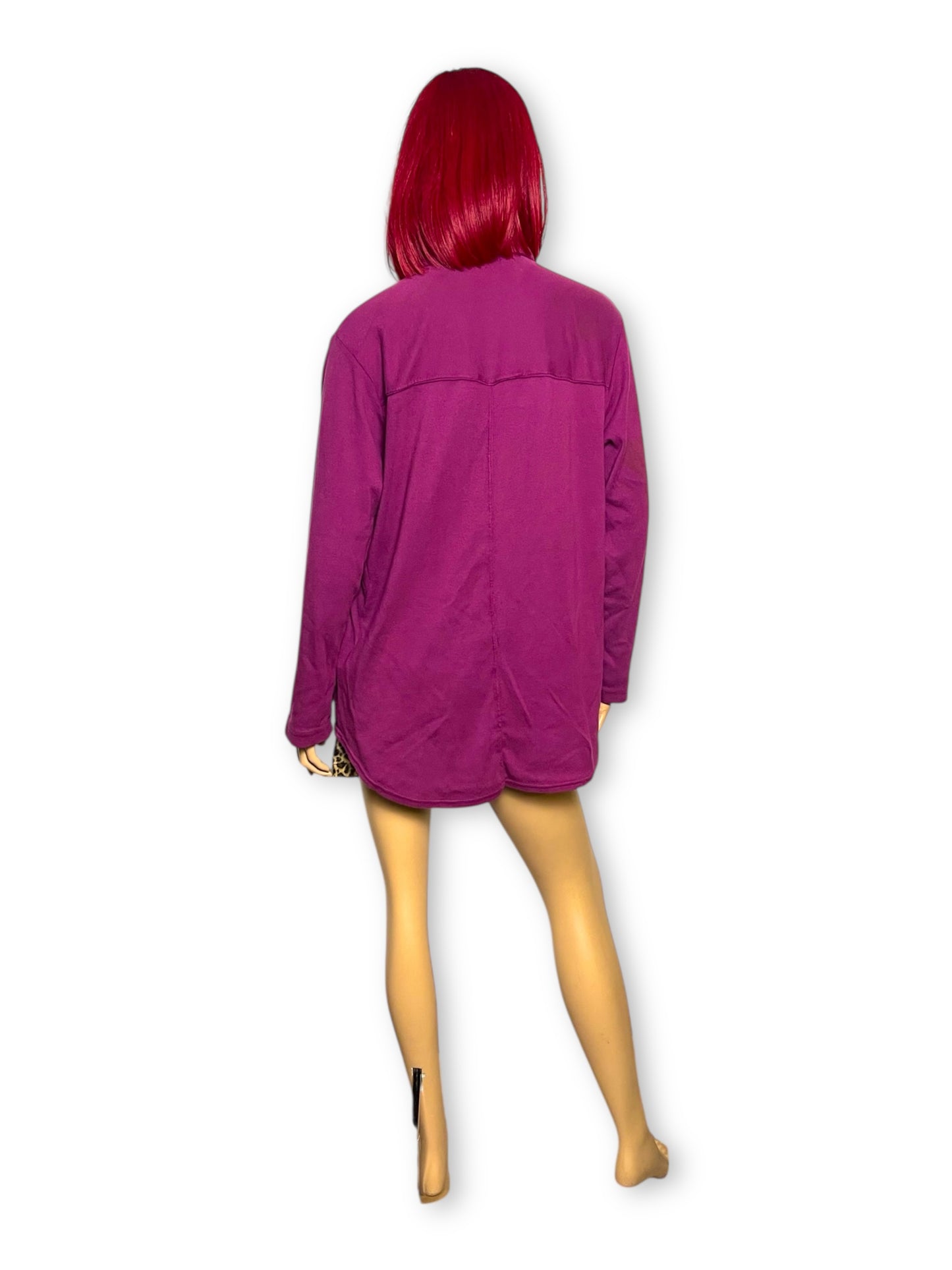 80’s/90’s Russ Berens Plum Button Down Shirt (M)