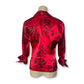 90’s Floral Paisley Satin Blouse (S)