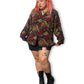 Y2K Dark Romantic Print Blouse (3X)