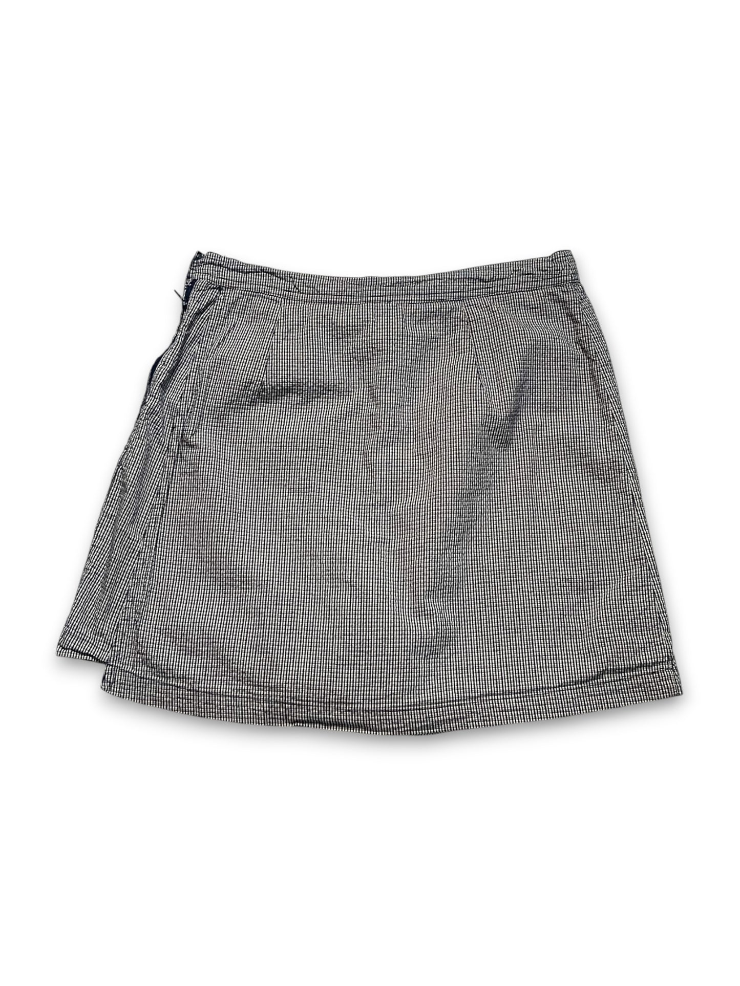 Y2K Micro Plaid Skort (M)