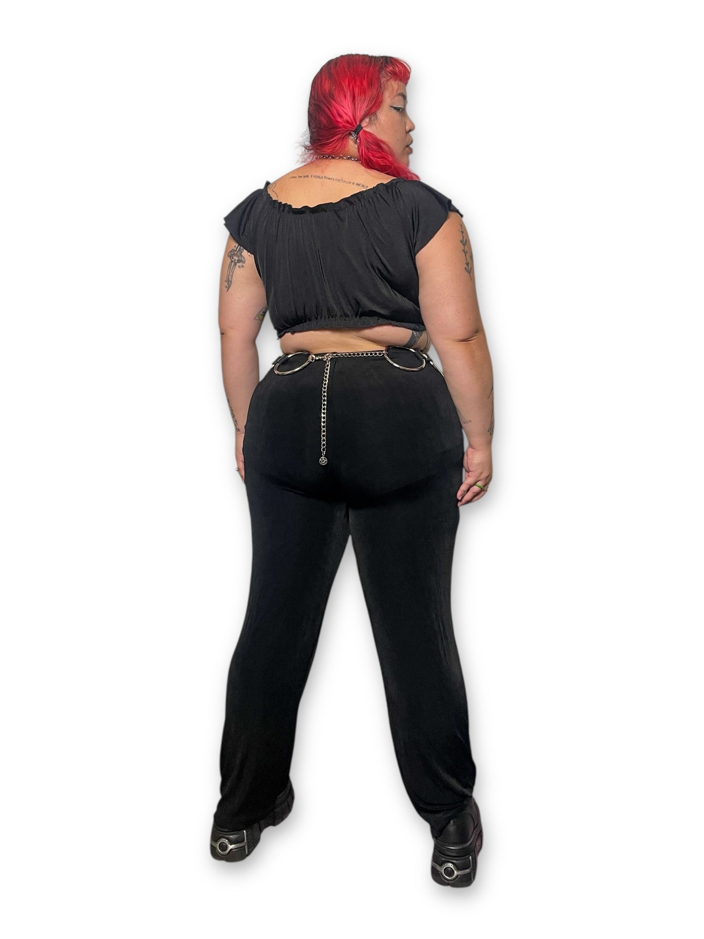 90’s Black Slinky Pants (XL/1X/2X)