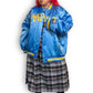 90’s Hardwood Classics Minneapolis Lakers Sky Blue Satin Bomber Jacket (3X/4X/5X/6X)