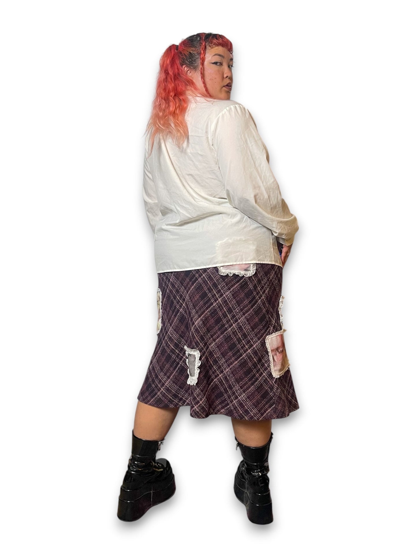 90’s/Y2K Victorian Ruffled Blouse (2X/3X)