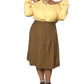70’s Spiegel Khaki Pleated Skirt (2X)
