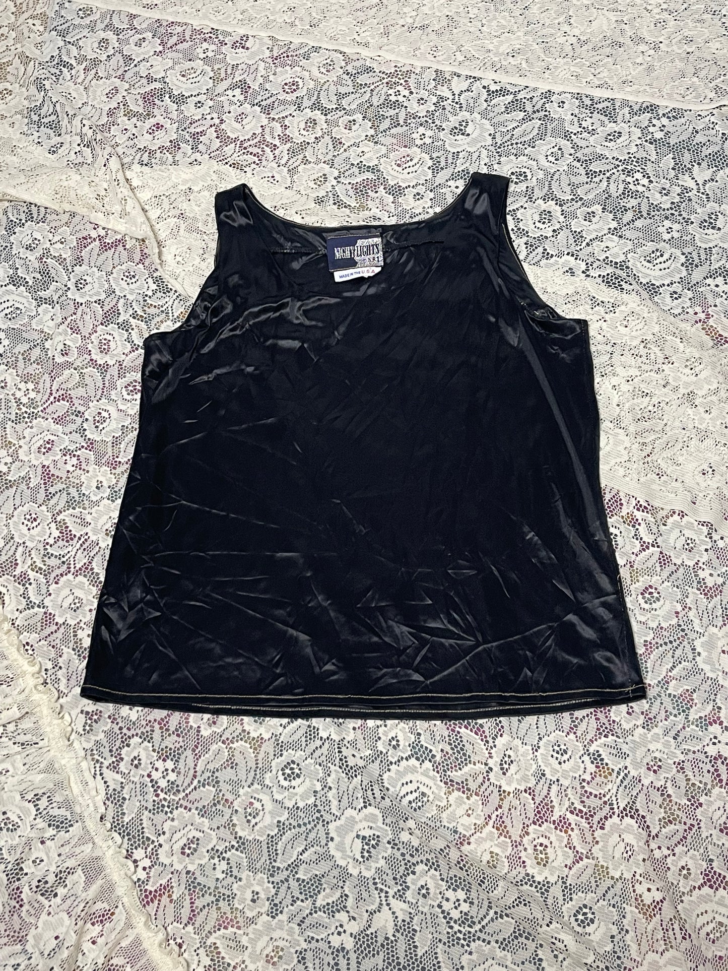 80’s Satin Party Tank Top (S/M)