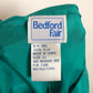 80’s/90’s Bedford Fair Turquoise Silk Blouse (3X)