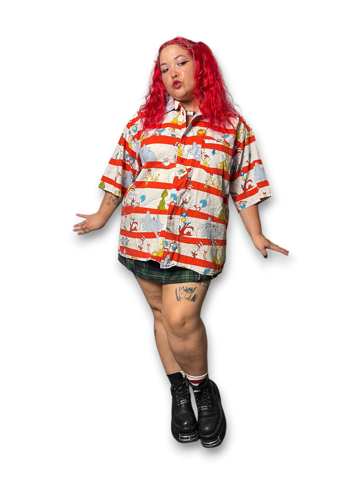 Vintage Dr. Seuss Button Down Shirt (3X)