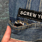 70’s Lee Patched Denim Vest (S/M)