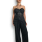 70’s/80’s Goddess Black Lace Bustier Top (36DDD/E)