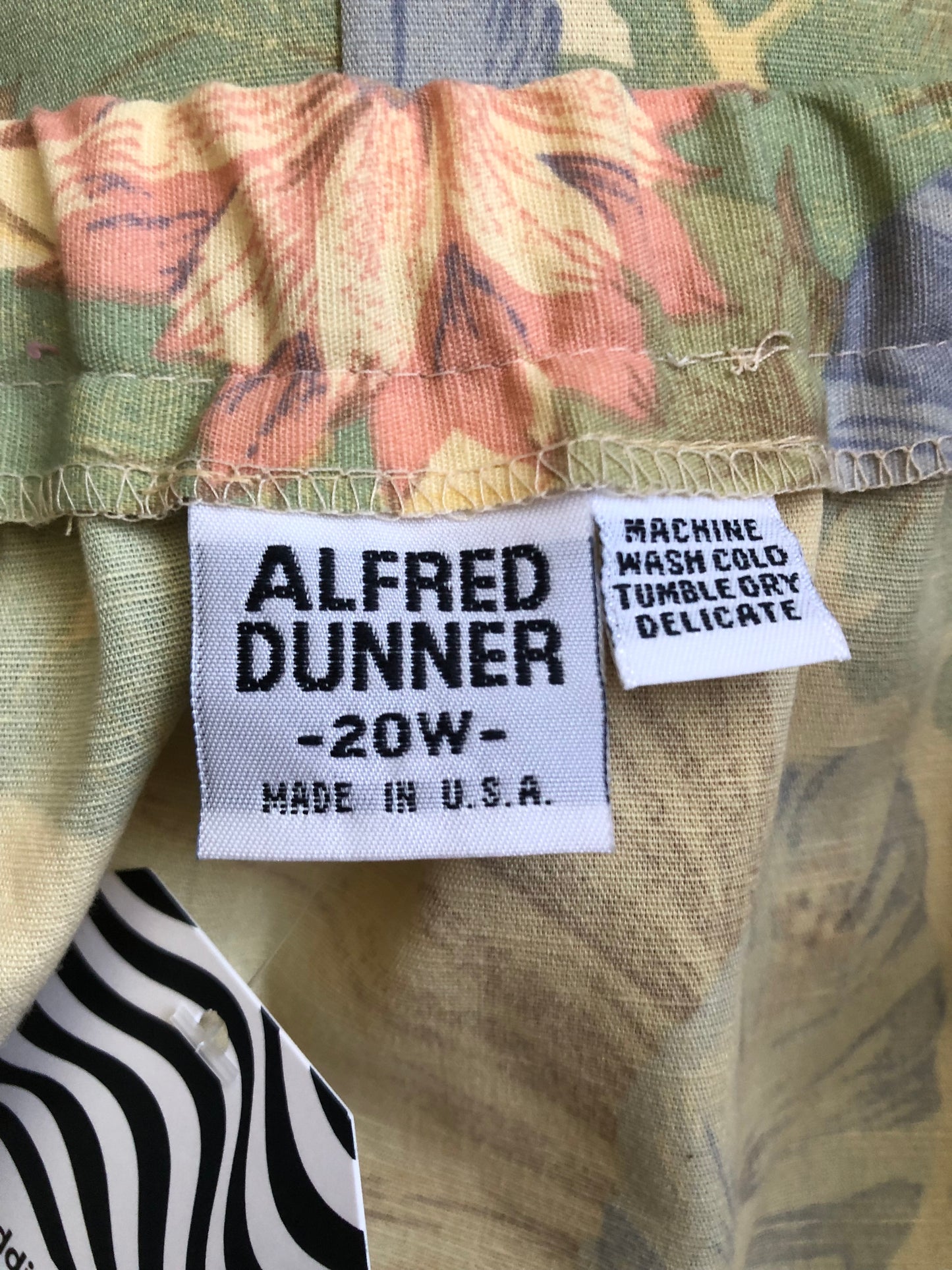 80’s Alfred Dunner Pastel Floral Print Skirt (2X)