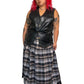 90’s Rebel Ryder Black Patchwork Leather Vest (2X/3X)