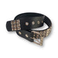Black Studded Belt (L)