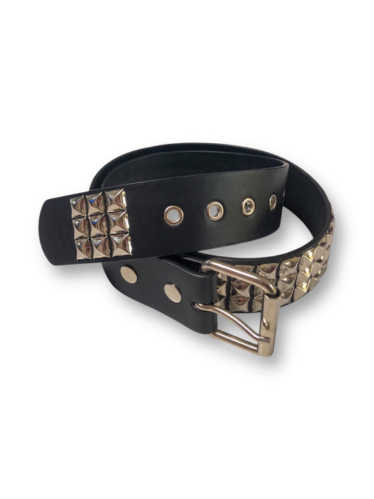 Black Studded Belt (L)