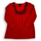 90’s Cable & Gauge Red Knit Long Sleeve Shirt (M)