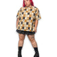 90’s Geometric Retro Blouse (3X/4X)