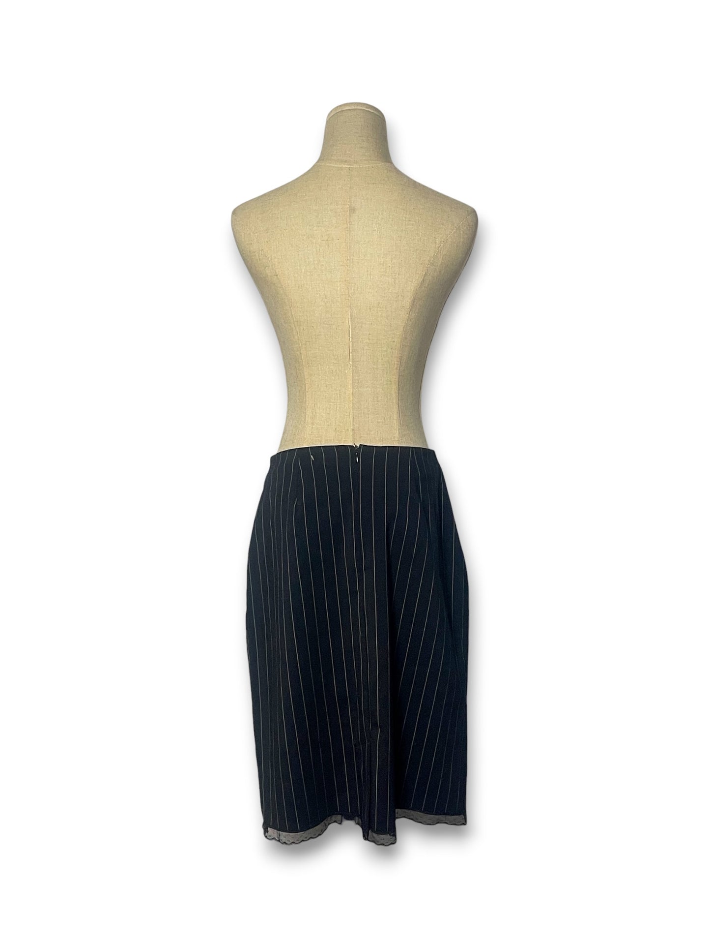 90’s/Y2K Pinstripe Pencil Skirt (M)