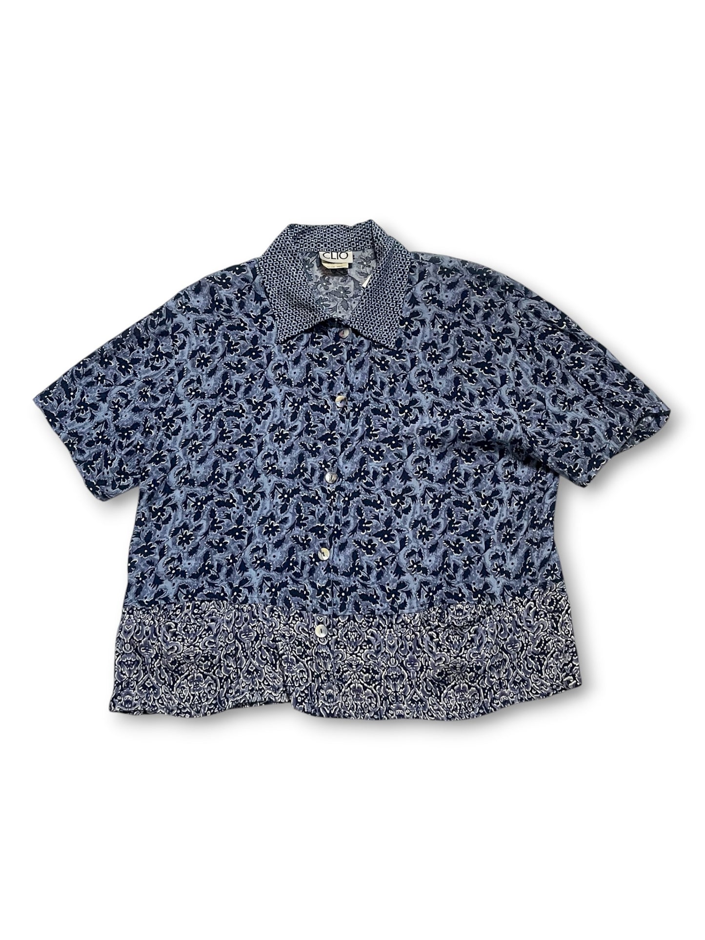 90’s Floral Print Blouse (M)