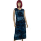 Y2K Liz Claiborne Navy Blue Layered Maxi Dress (L/XL)