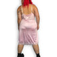 Y2K Comfort Choice Baby Pink Slip Dress (3X)