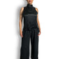 80’s Ralph Lauren Black Sleeveless Turtleneck Top (M/L)