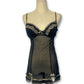 Y2K Black Leopard Chemise (L)