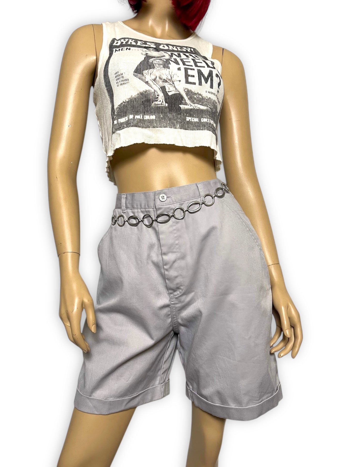 70’s/80’s Oscar de la Renta Gray Shorts (L)