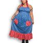 Handmade Floral Print Apron