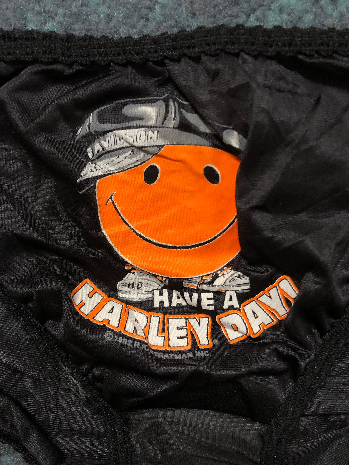 80’s Harley Davidson Black Panties (XS/S/M)
