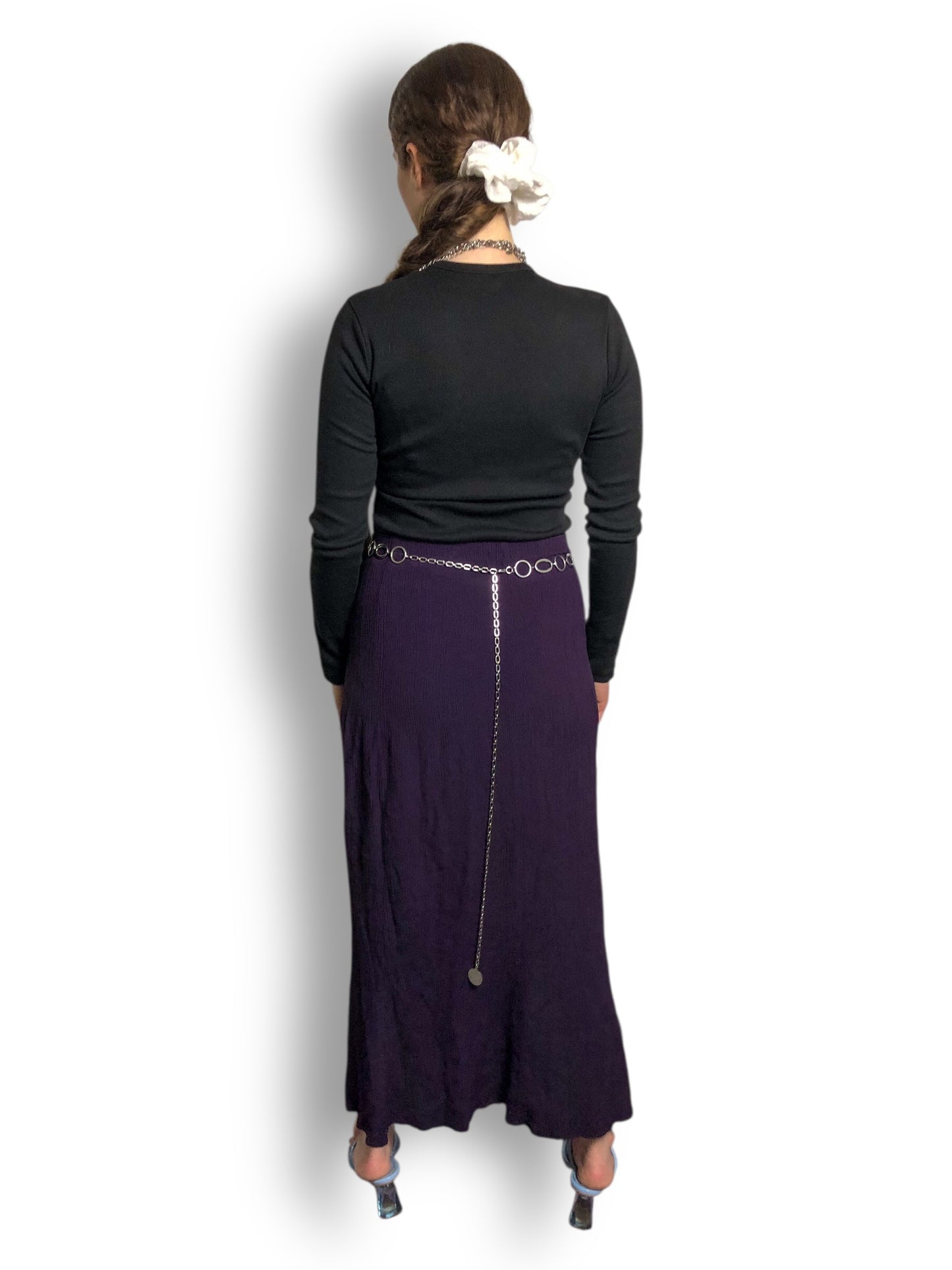 90’s Tommy n Loulou Purple Midi Skirt (M/L)